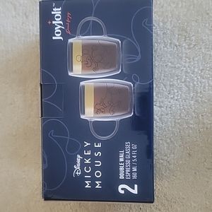 Disney double wall espresso glasses